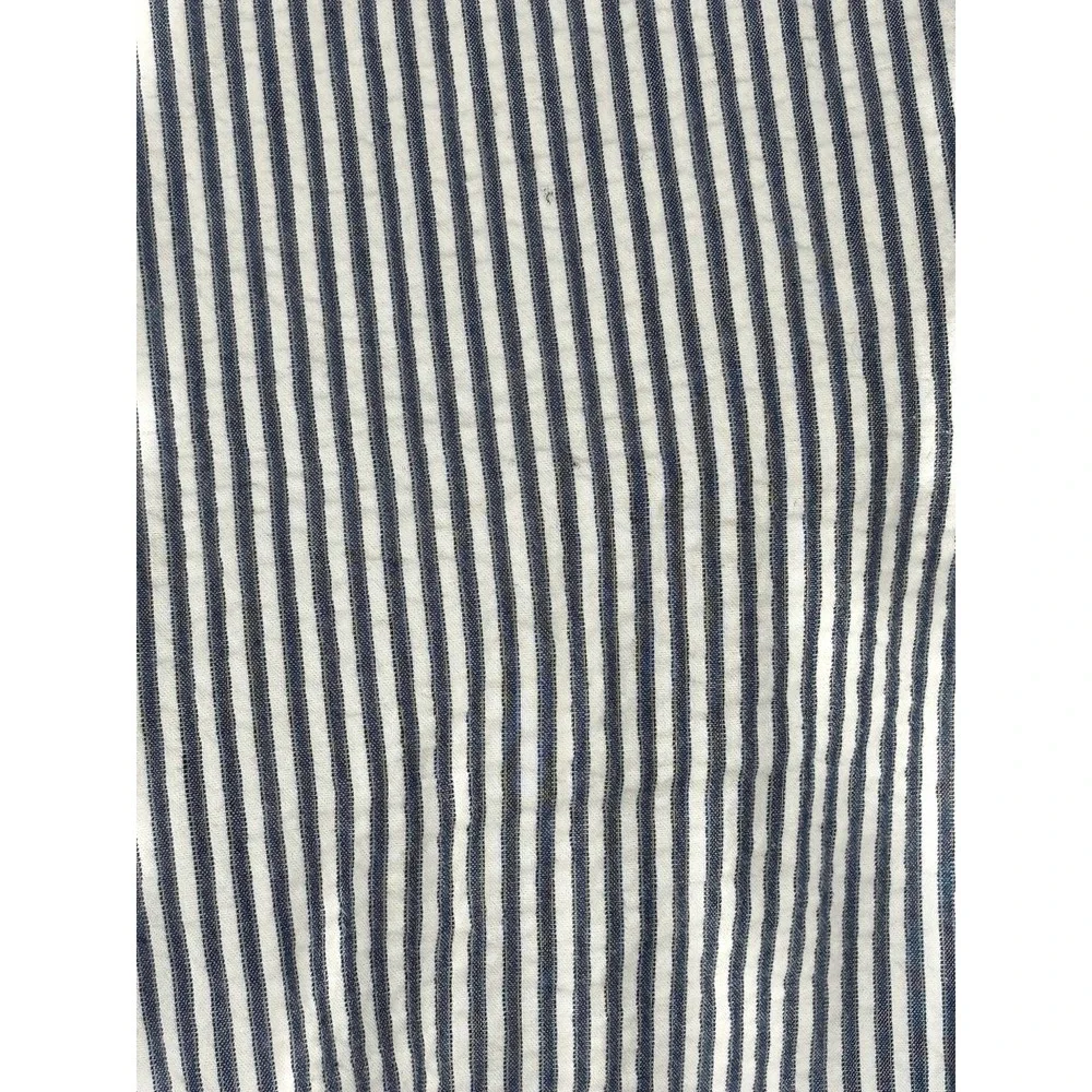 Bills Khakis Striped Pants Blue White Classic Fit Size 33 Cotton USA Seersucker